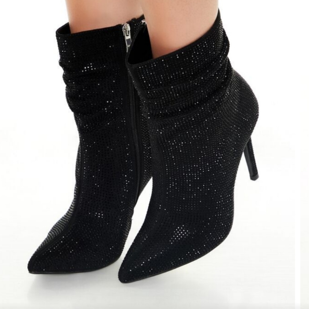 🖤🖤🖤Rhinestone Ankle Boots 🖤🖤